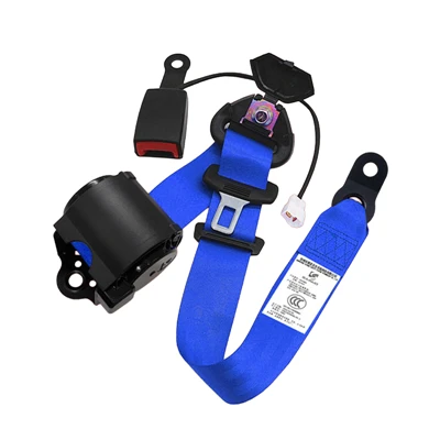 Blue Car Seat Belts